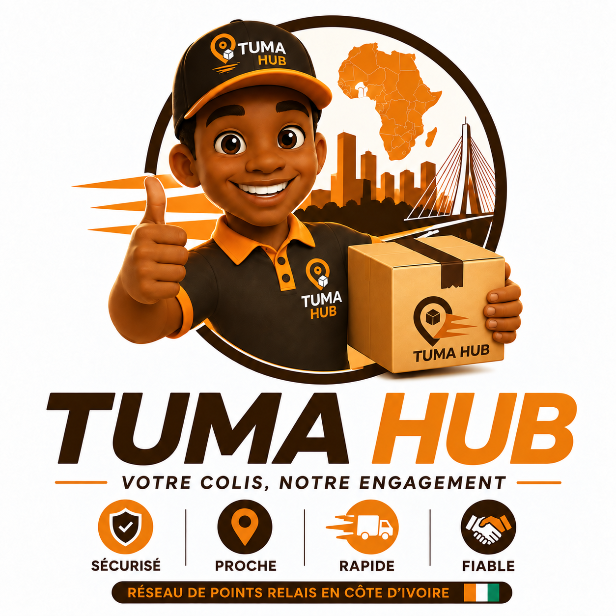 Logo officiel TUMA HUB